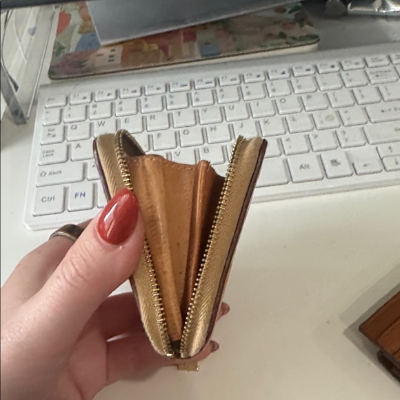 Celine Brown Embossed Leather Wallet - Picture 4 of 4